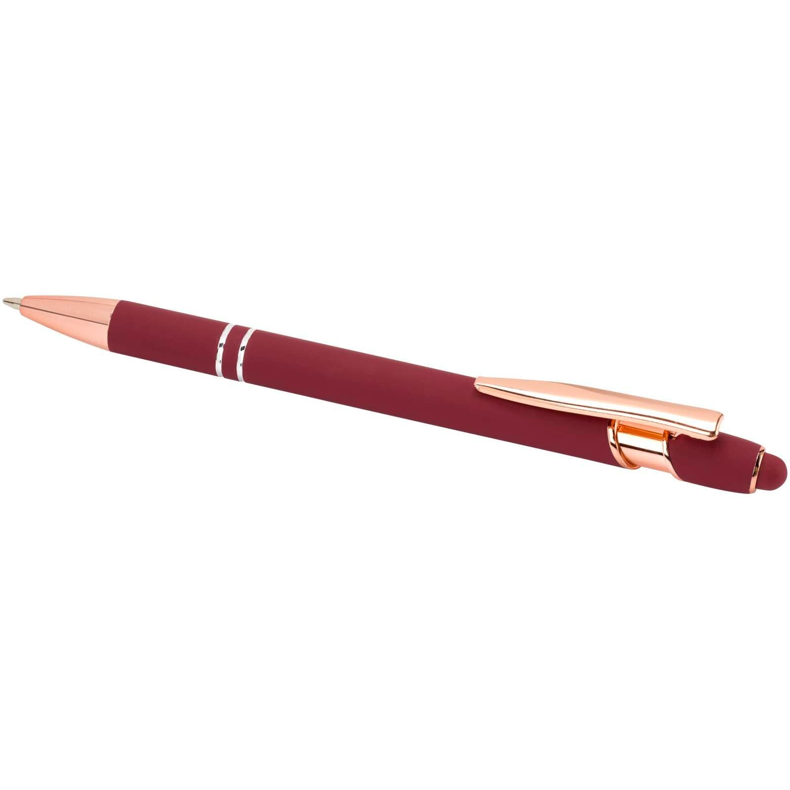 Stylo bille Nanna avec finition or rose (encre bleue) 21