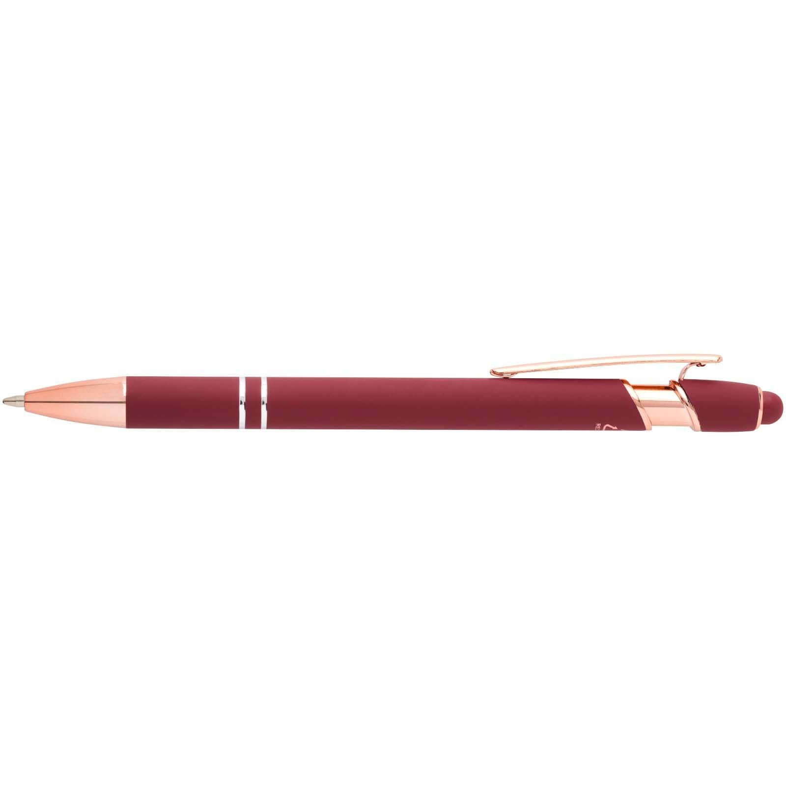 Stylo bille Nanna avec finition or rose (encre bleue) 9