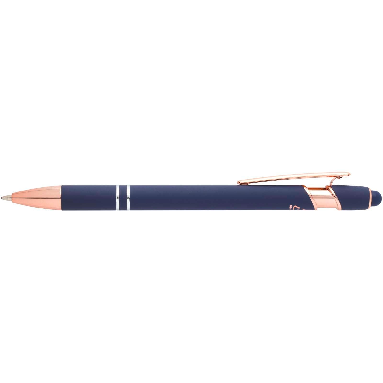 Stylo bille Nanna avec finition or rose (encre bleue) 11