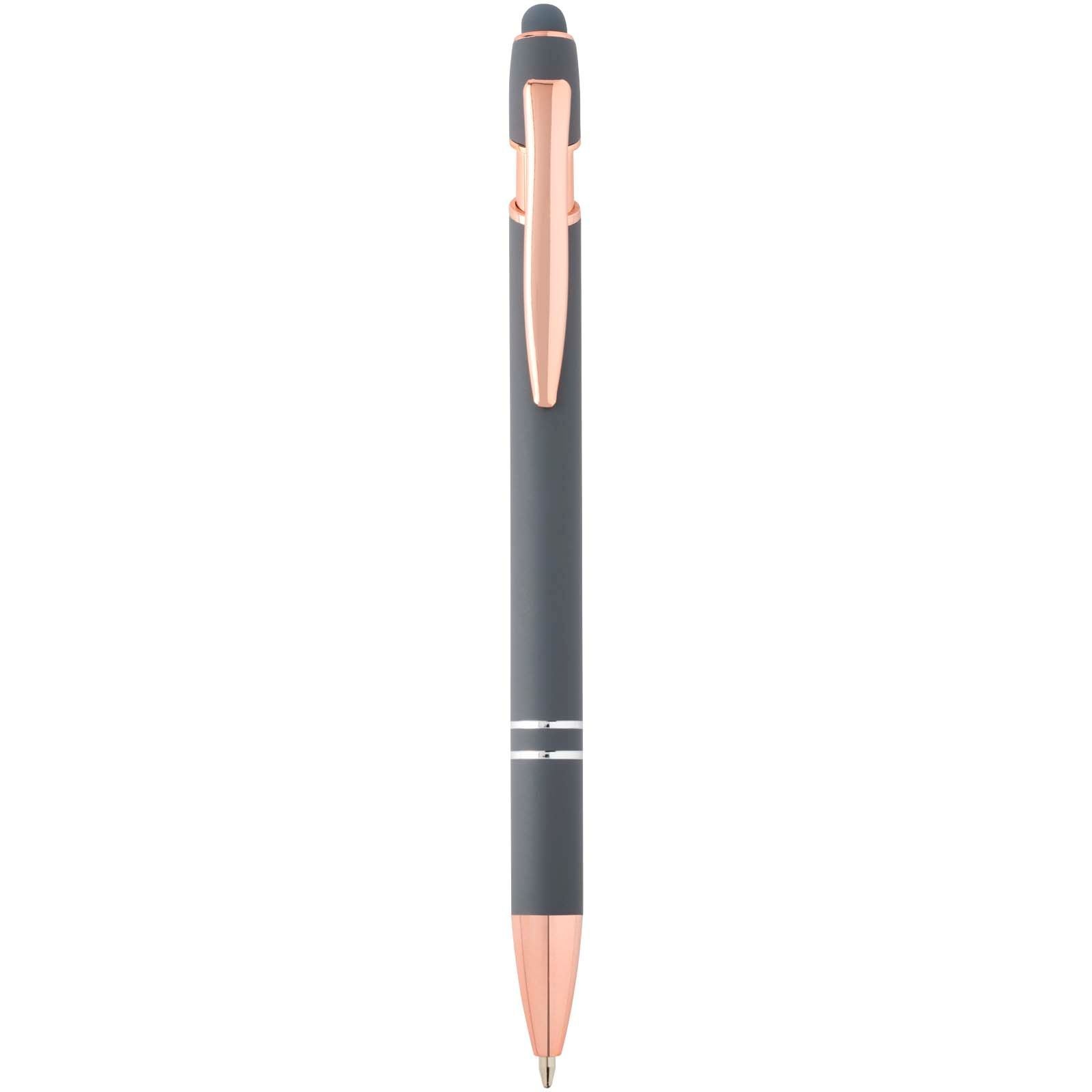 Stylo bille Nanna avec finition or rose (encre bleue) 6