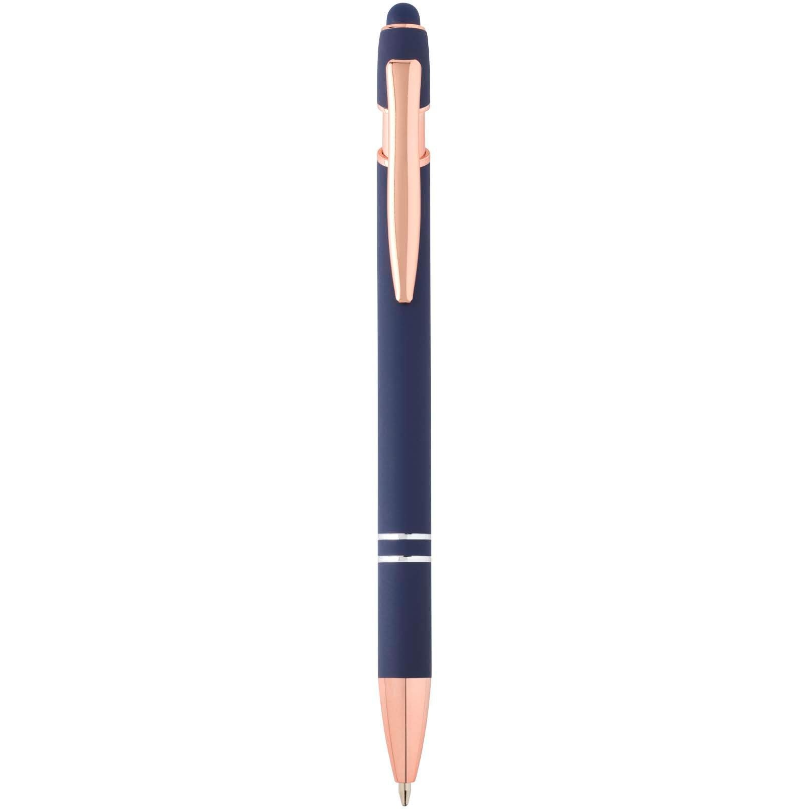 Stylo bille Nanna avec finition or rose (encre bleue) 5