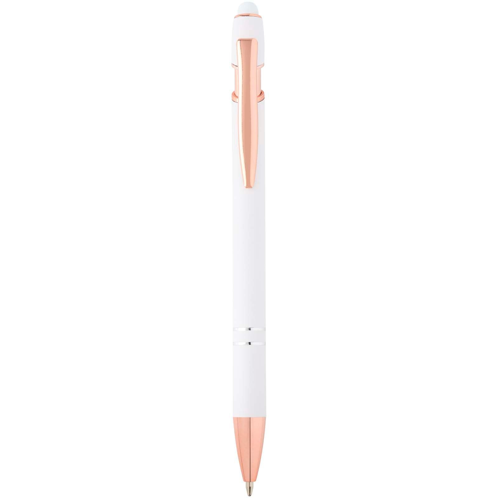 Stylo bille Nanna avec finition or rose (encre bleue) 7