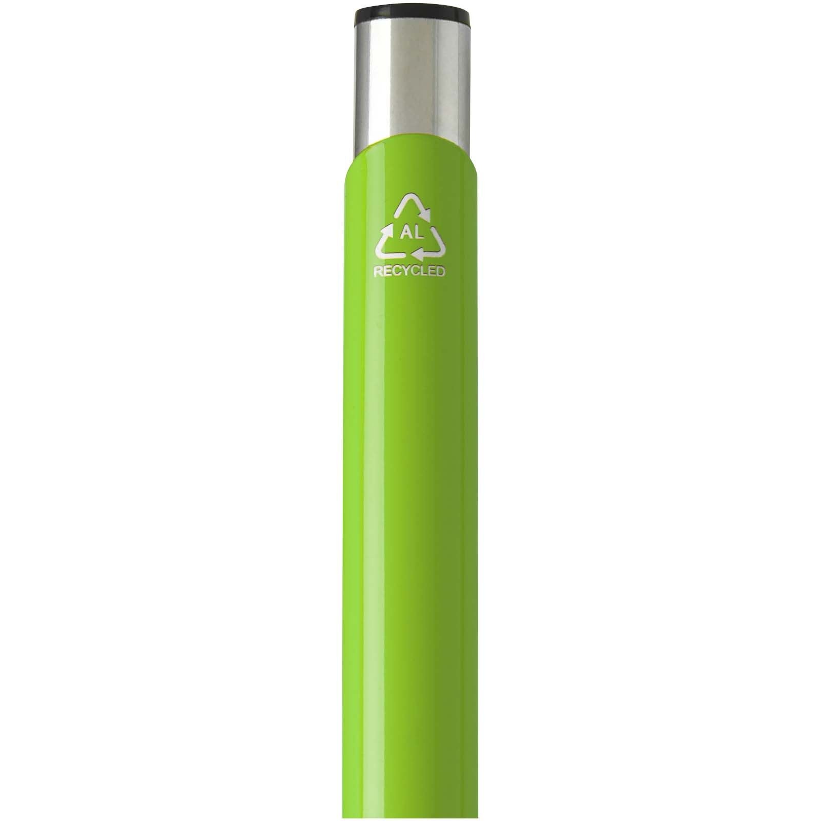 Stylo bille en aluminium recyclé Moneta (encre bleue) 44