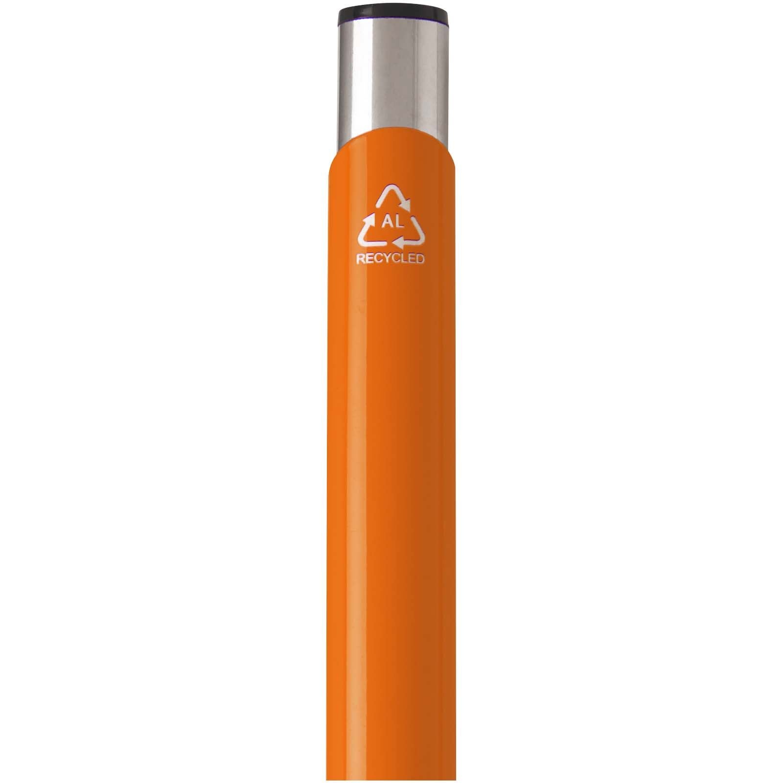 Stylo bille en aluminium recyclé Moneta (encre bleue) 46
