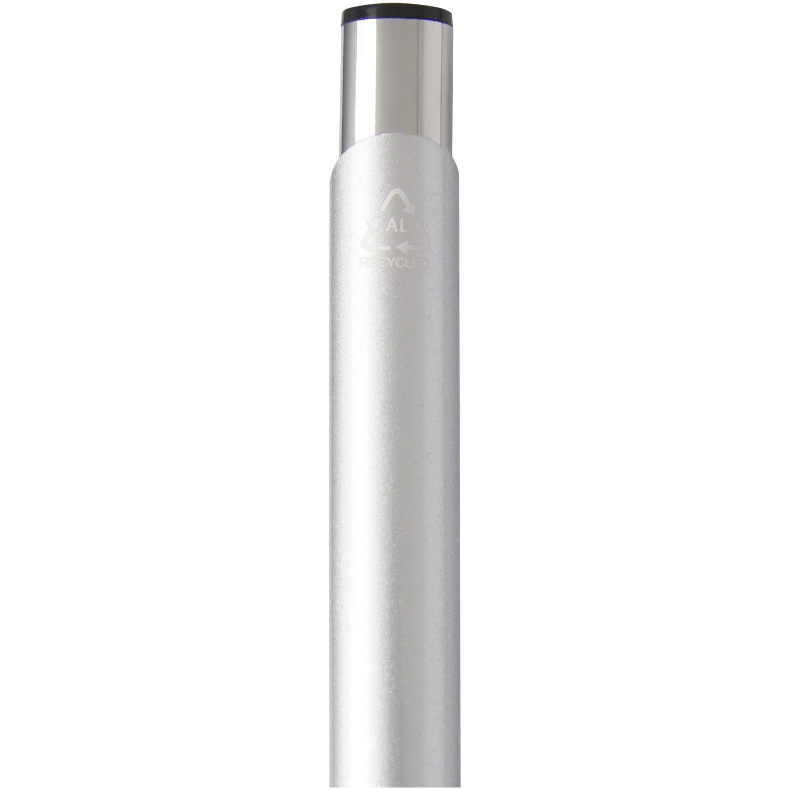 Stylo bille en aluminium recyclé Moneta (encre bleue) 49