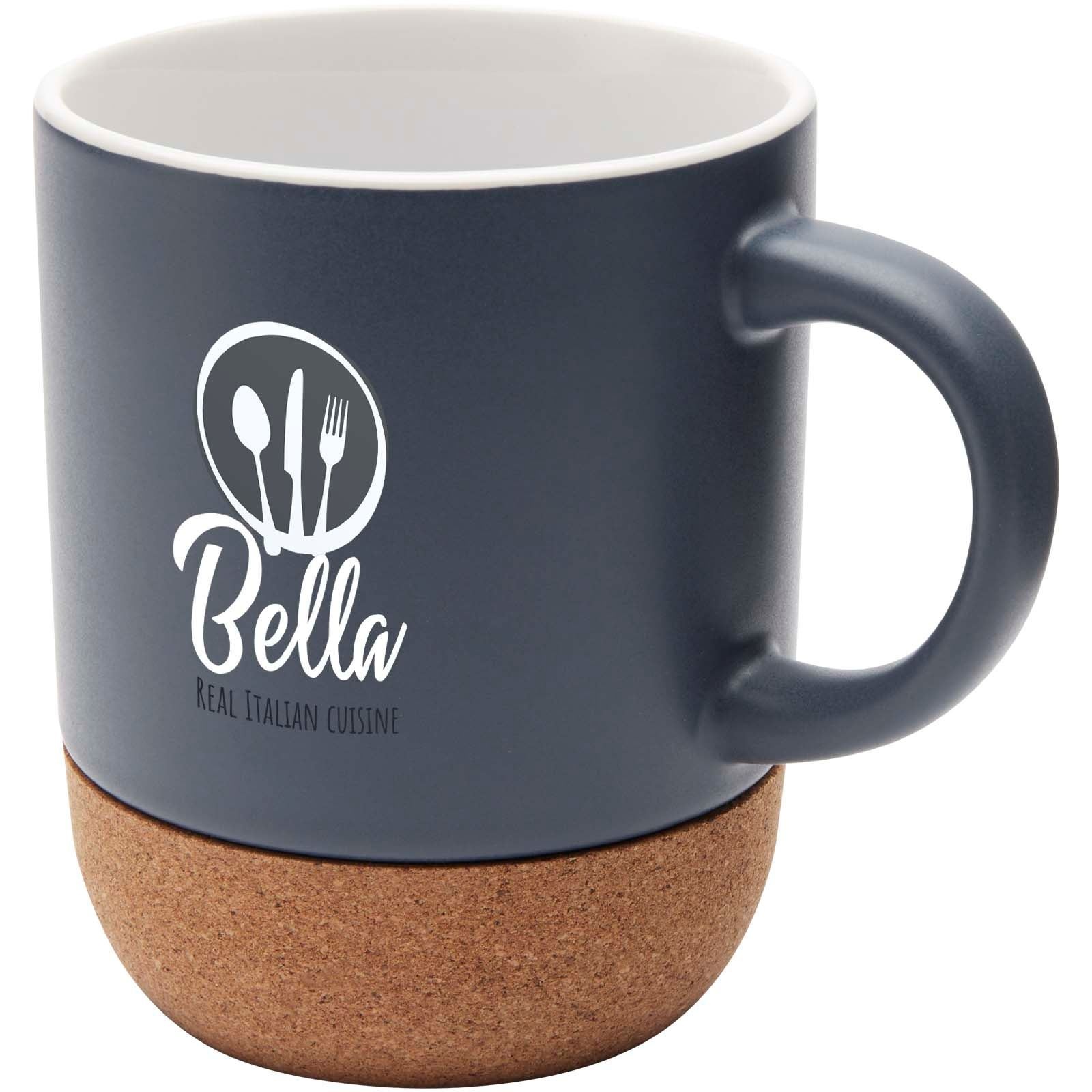Mug Billie en céramique de 300 ml avec détails en liège et finition matte 12