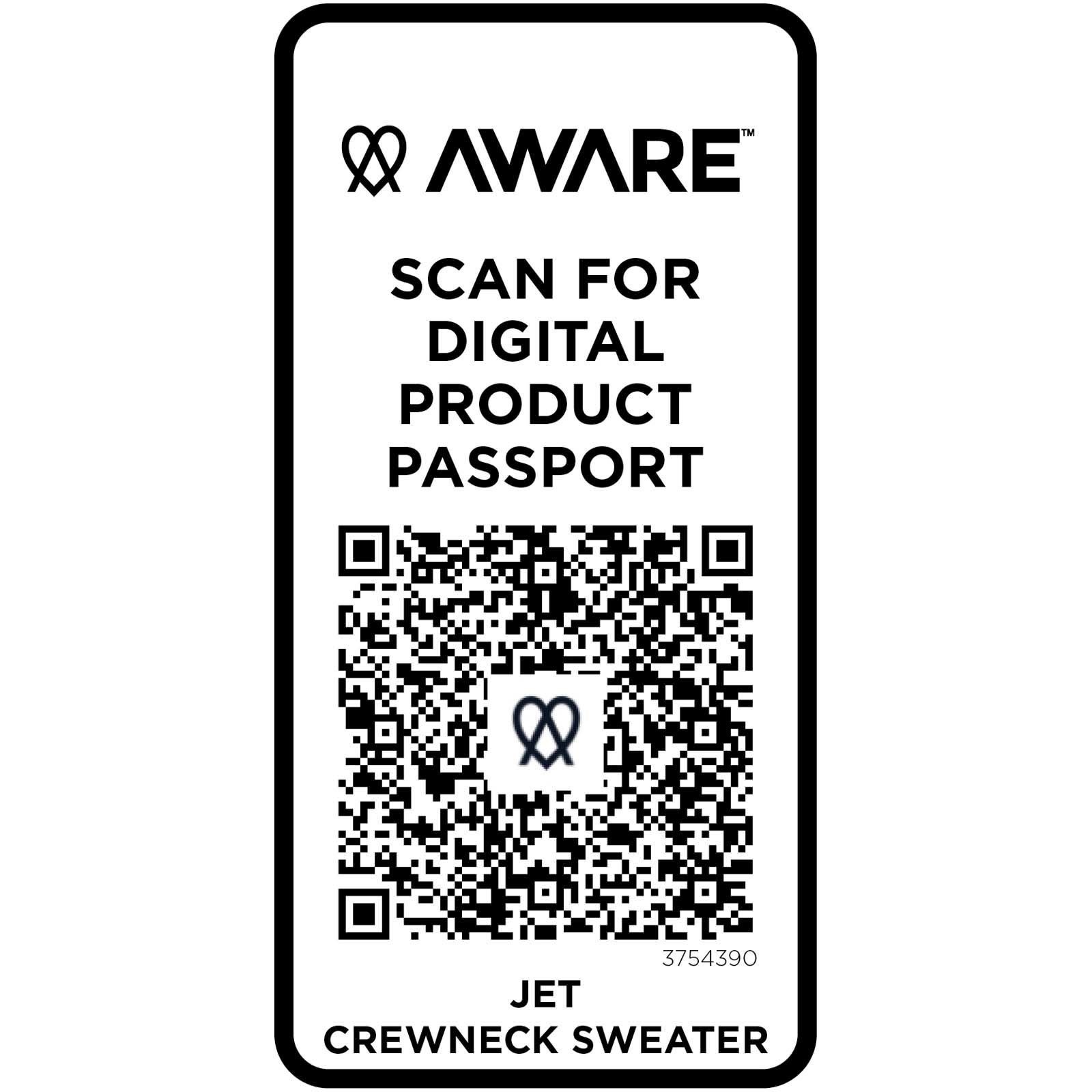 Sweater recyclé Jet unisexe Aware™ 14