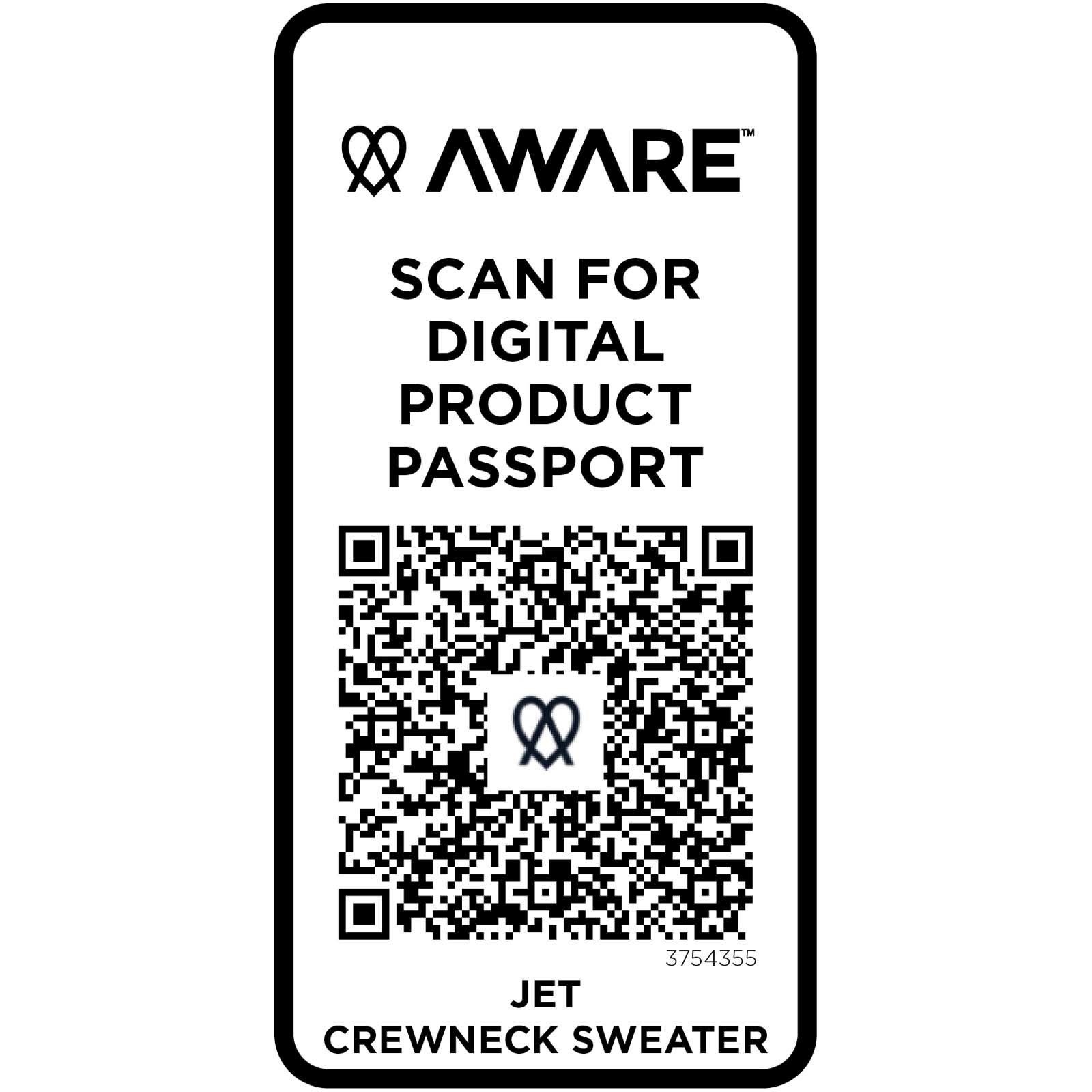 Sweater recyclé Jet unisexe Aware™ 15