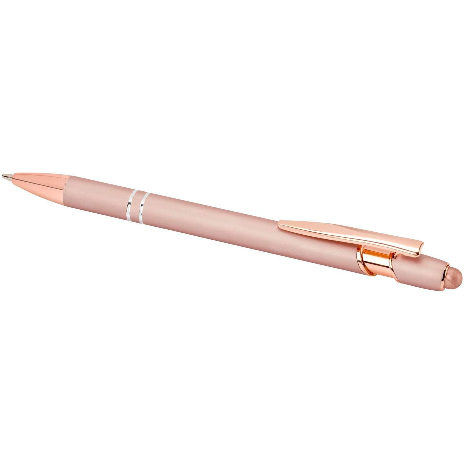 Stylo bille Nanna avec finition or rose 22