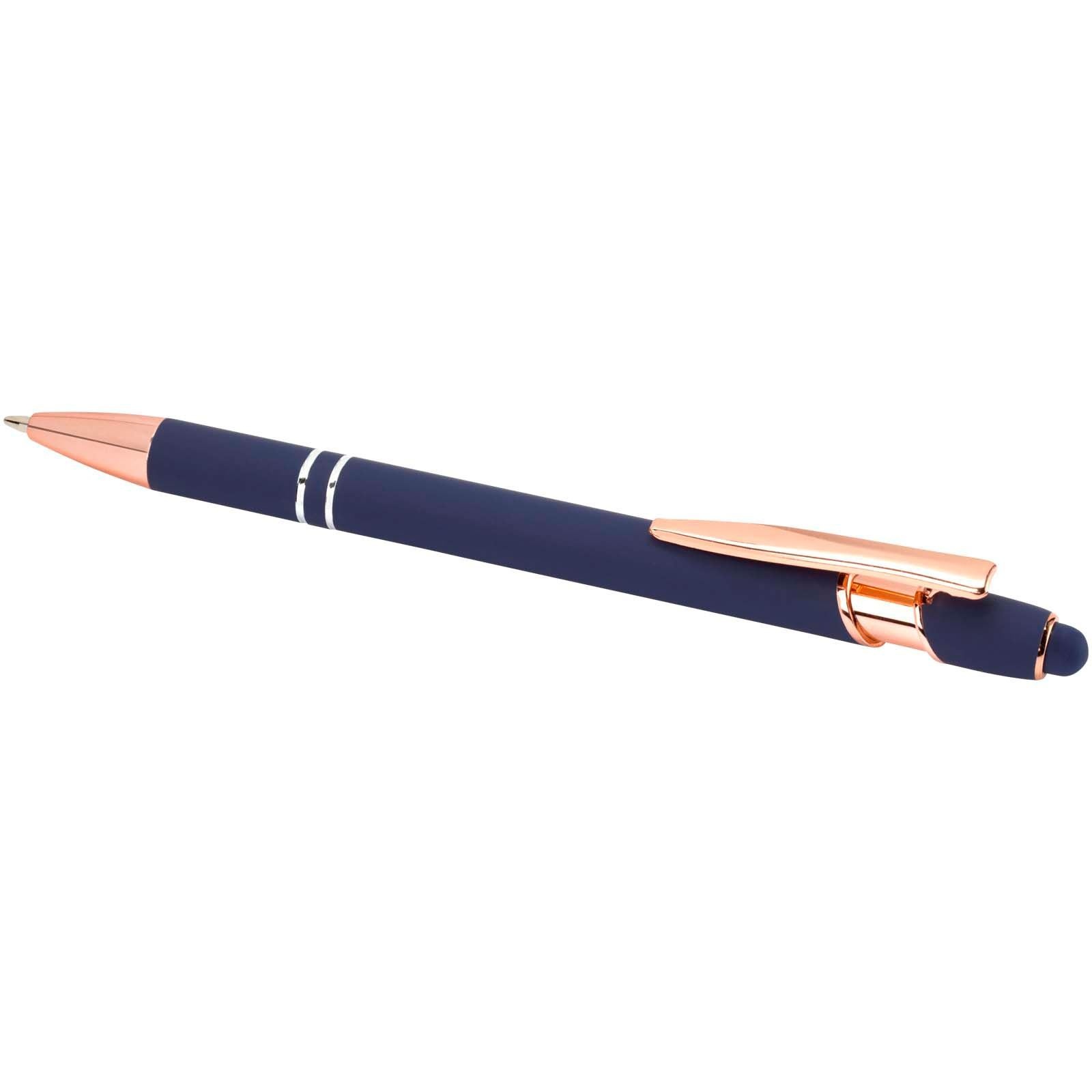 Stylo bille Nanna avec finition or rose 23