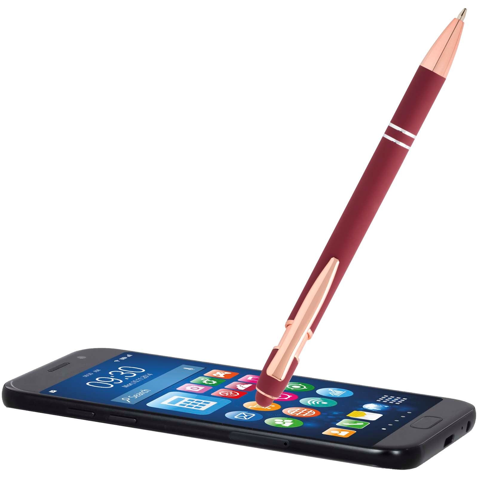 Stylo bille Nanna avec finition or rose 27