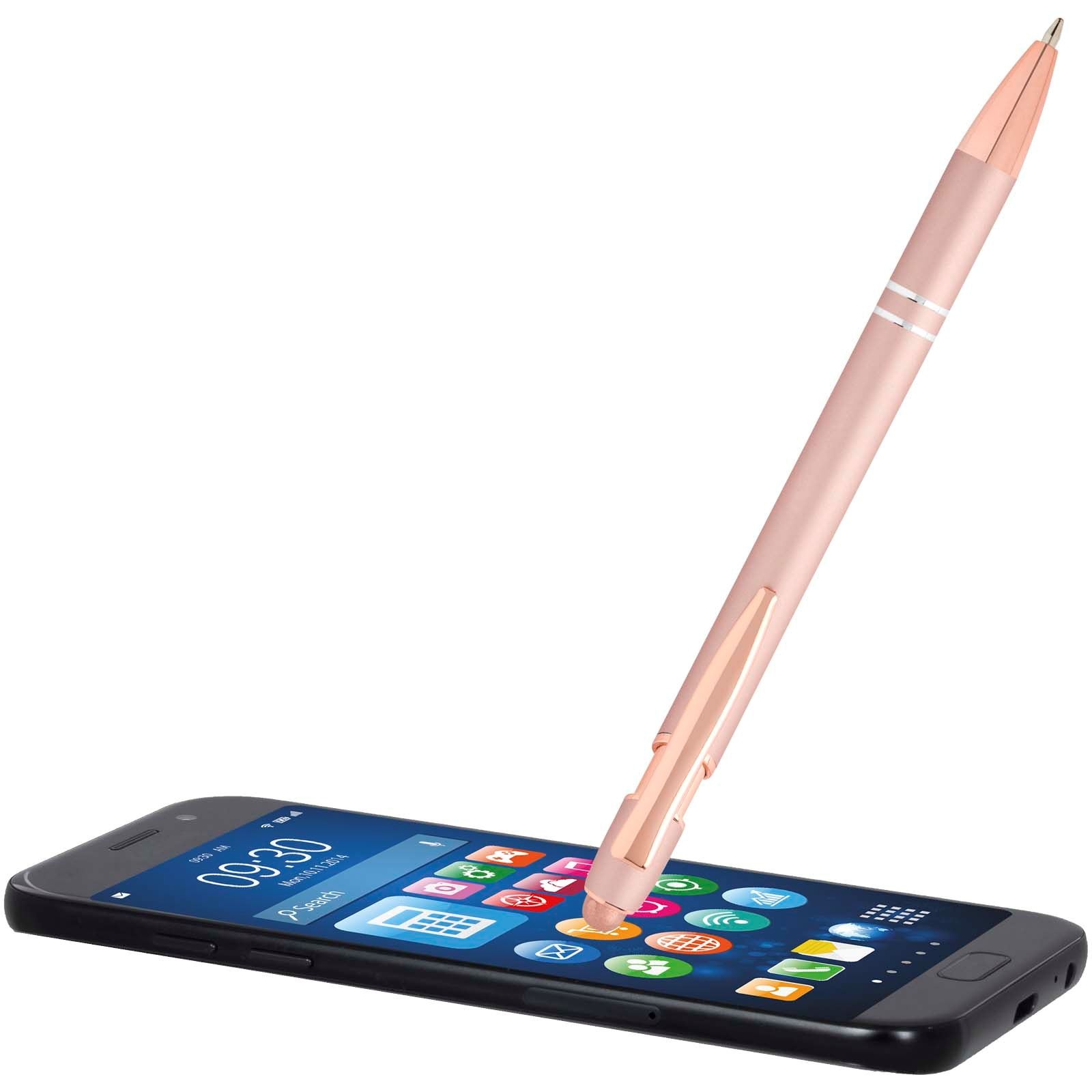 Stylo bille Nanna avec finition or rose 28