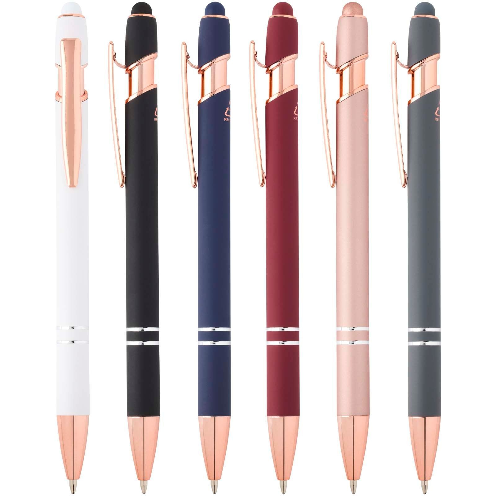 Stylo bille Nanna avec finition or rose 36