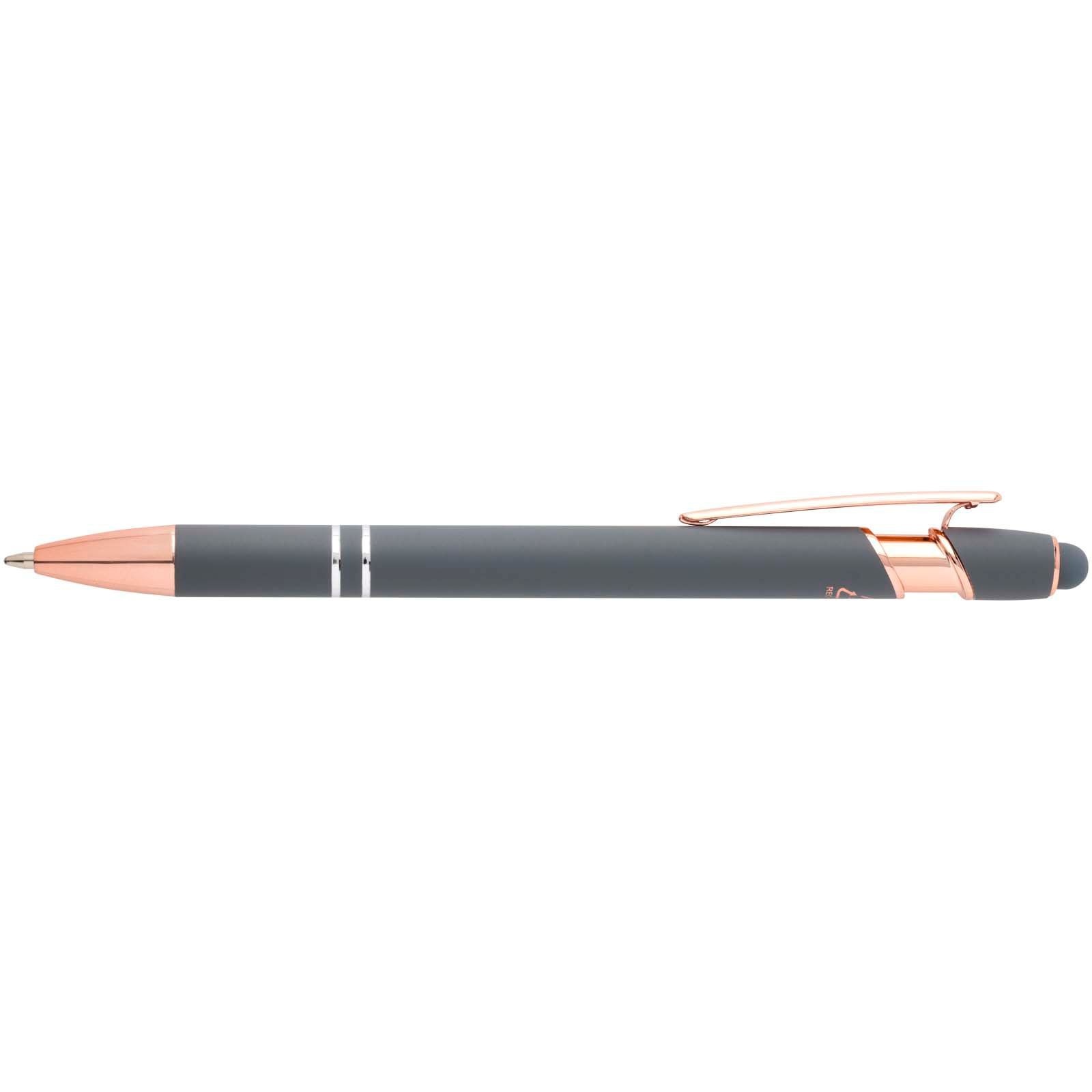 Stylo bille Nanna avec finition or rose 12