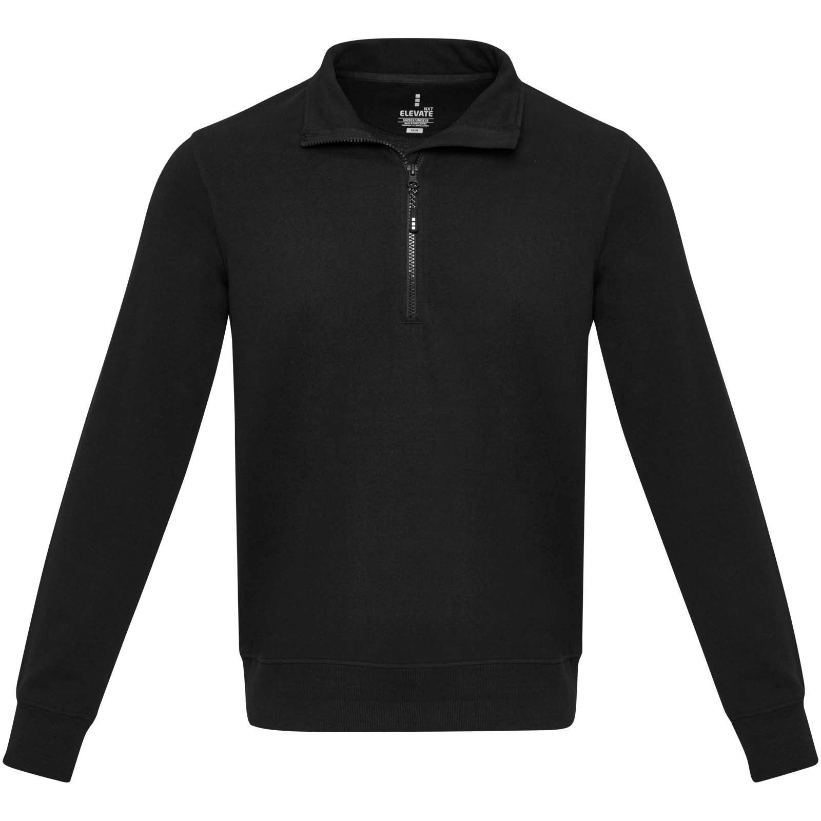 Sweater unisexe Aware™ recyclé à fermeture quart de zip 5