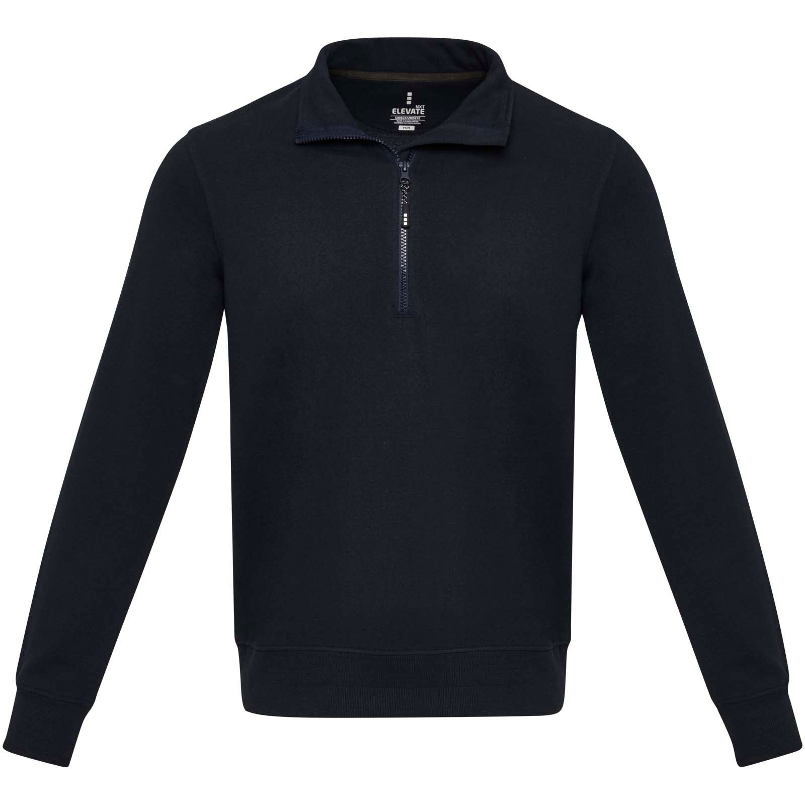 Sweater unisexe Aware™ recyclé à fermeture quart de zip 6