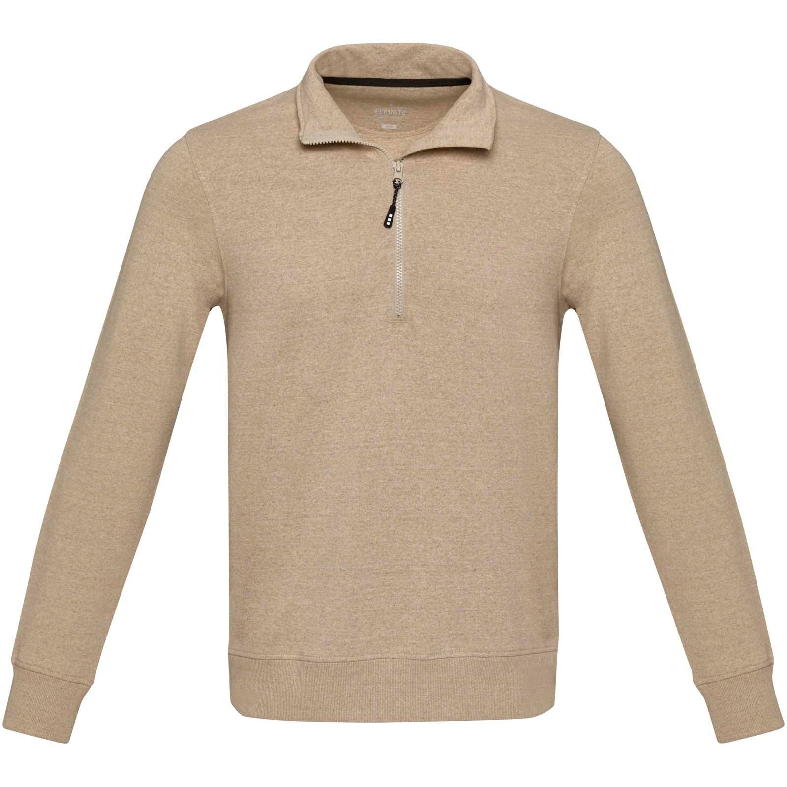 Sweater unisexe Aware™ recyclé à fermeture quart de zip 7