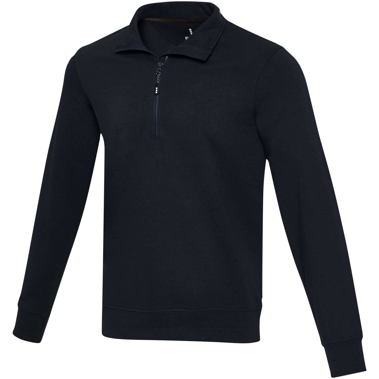 Sweater unisexe Aware™ recyclé à fermeture quart de zip 3