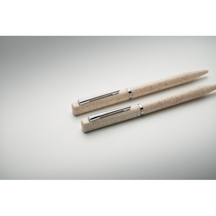 Set de stylo paille de blé/ABS - PEAT 5