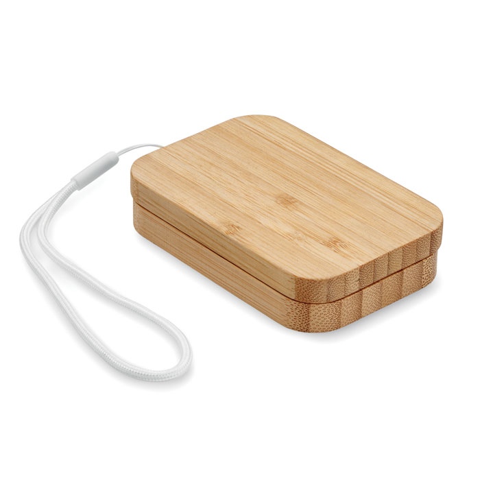 Chargeur sans fil 15W bambou - CHARGOO 4