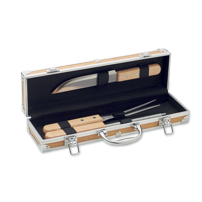 Ustensiles BBQ en acier inox. - TOOLDERA