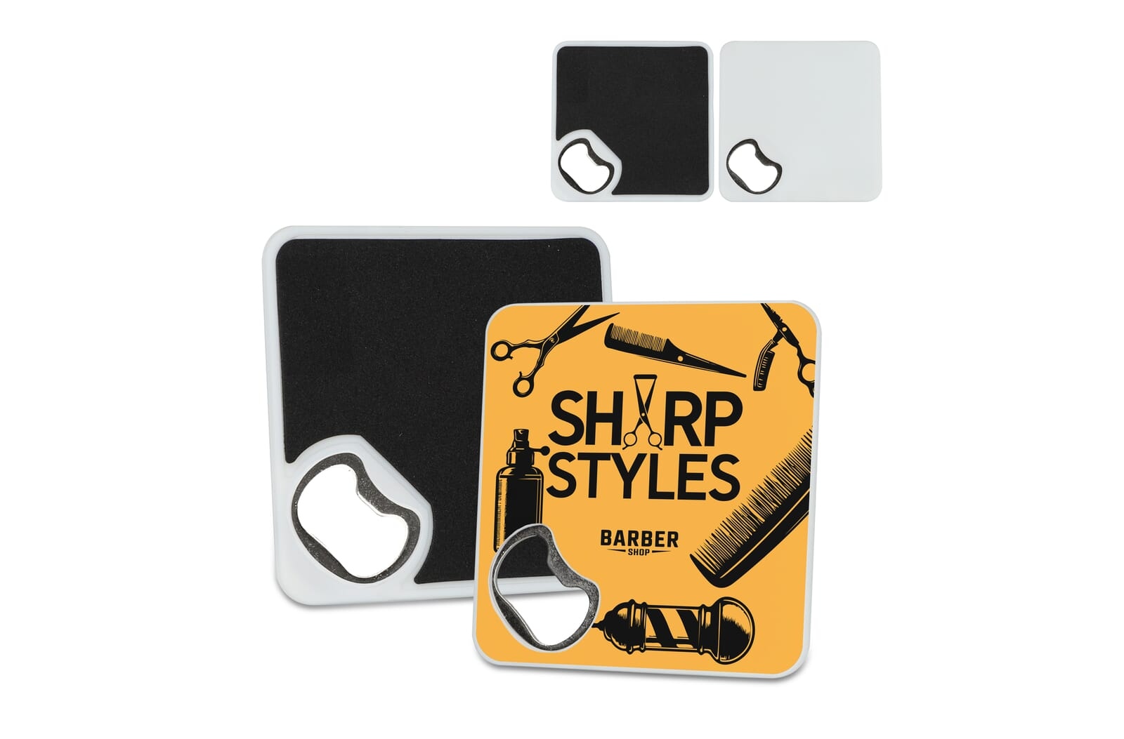 Sous-verre R-ABS avec décapsuleur