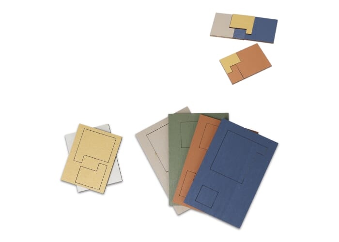 InSideOut Boîte d'allumettes en bois think iq puzzle