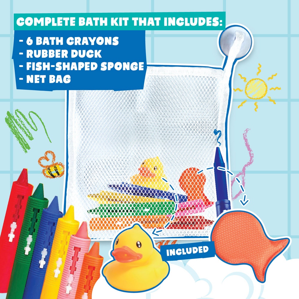 BATH CRAYONS. Jouets éducatifs pour enfants 5