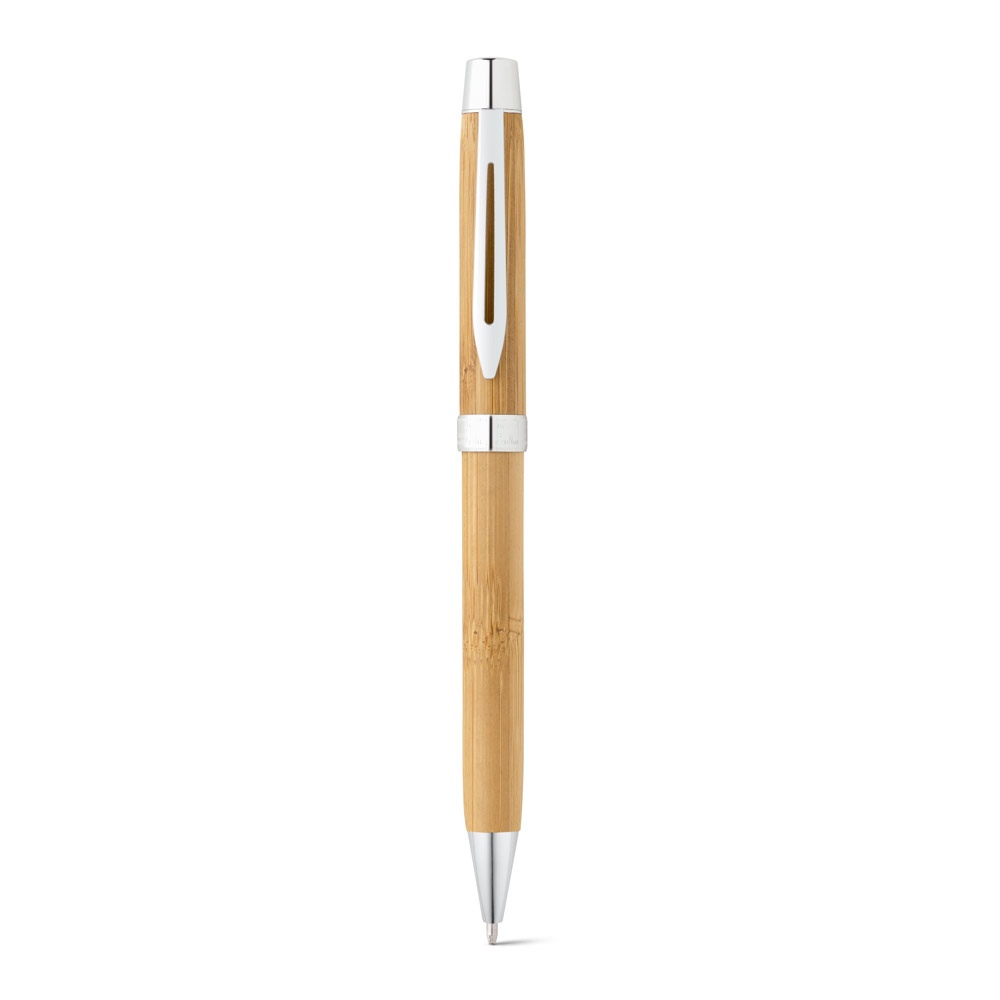 BAHIA II. Stylo à bille en bambou avec clip et mécanisme twist 2
