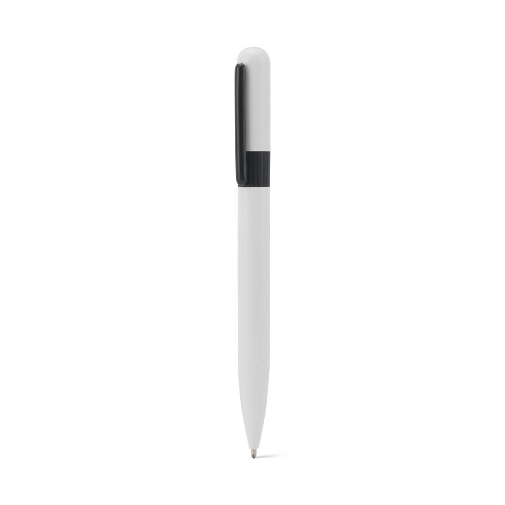 ELSIE ROUND. Stylo à bille en métal (60% recyclé) avec design arrondi 3