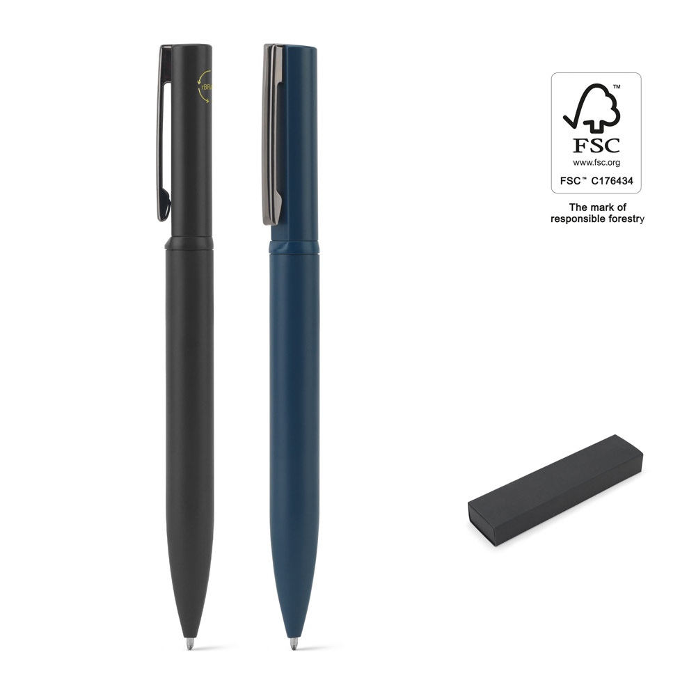 ELSIE. Stylo à bille élégant en métal (60% recyclé)