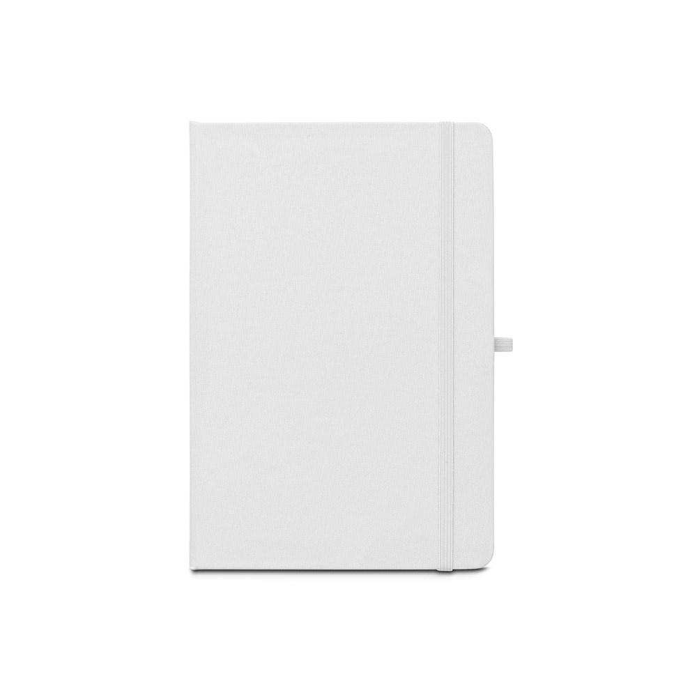ANNE SUB. Cahier A5 en polyester recyclé (100% rPET) 300D, idéal pour la personnalisation par sublimation 3