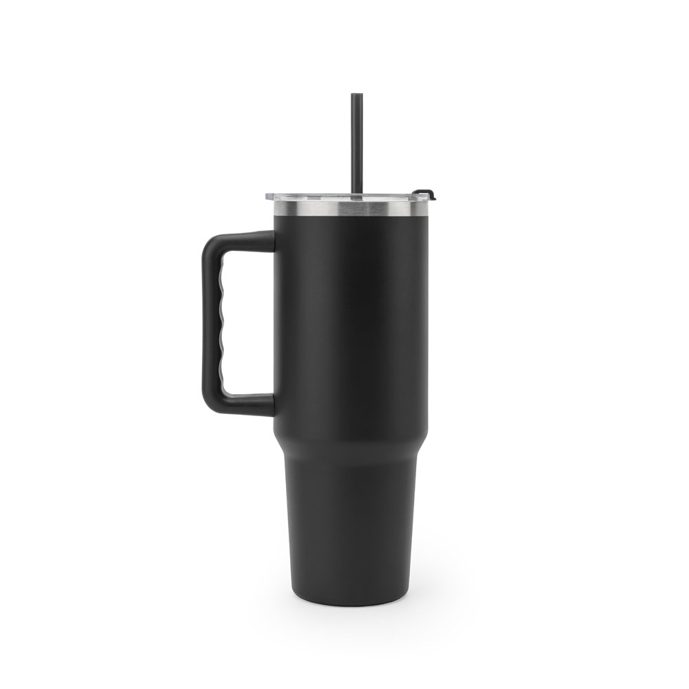 JOYNER XL. Grand gobelet de voyage en acier inoxydable (91% recyclé) avec double paroi isolée sous vide et finition mate 1300 mL 5