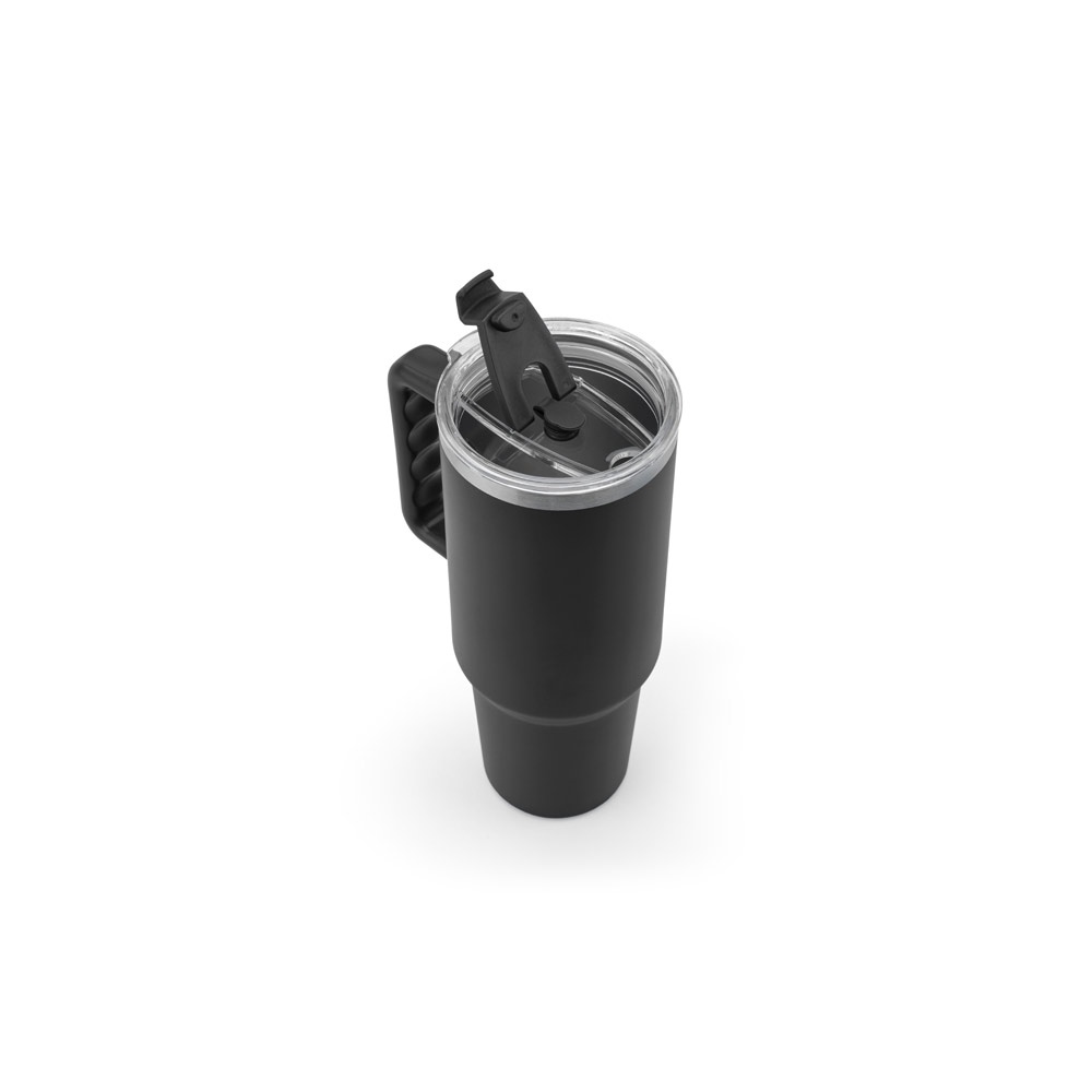 JOYNER XL. Grand gobelet de voyage en acier inoxydable (91% recyclé) avec double paroi isolée sous vide et finition mate 1300 mL 8