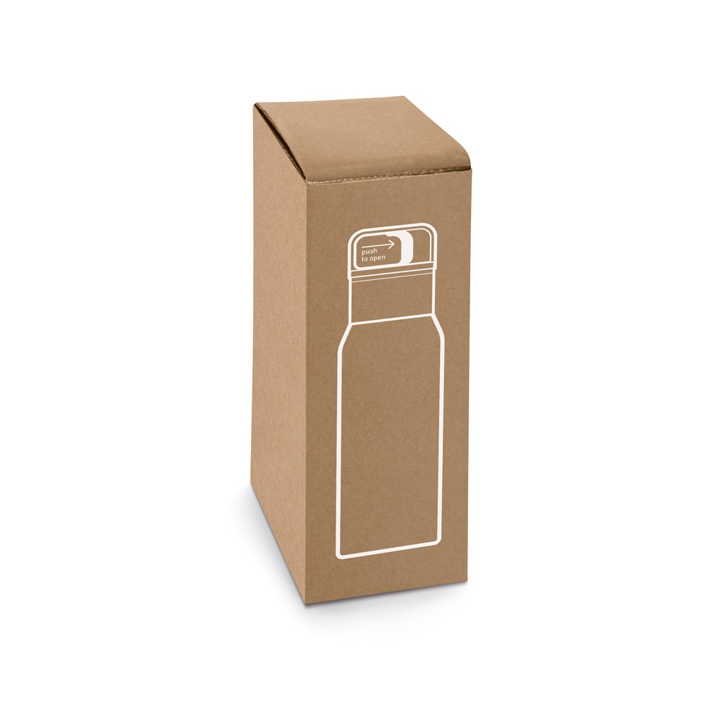 NICKLAUS. Bouteille en acier inoxydable (91% recyclé) avec double paroi isolée sous vide 590 mL 5