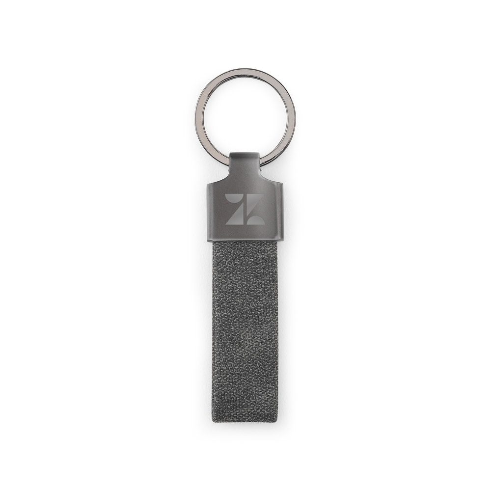 VAUGHN. Set composé d'un porte-cartes et d'un porte-clés, tous deux en métal et polyester recyclé (30% rPET) 3