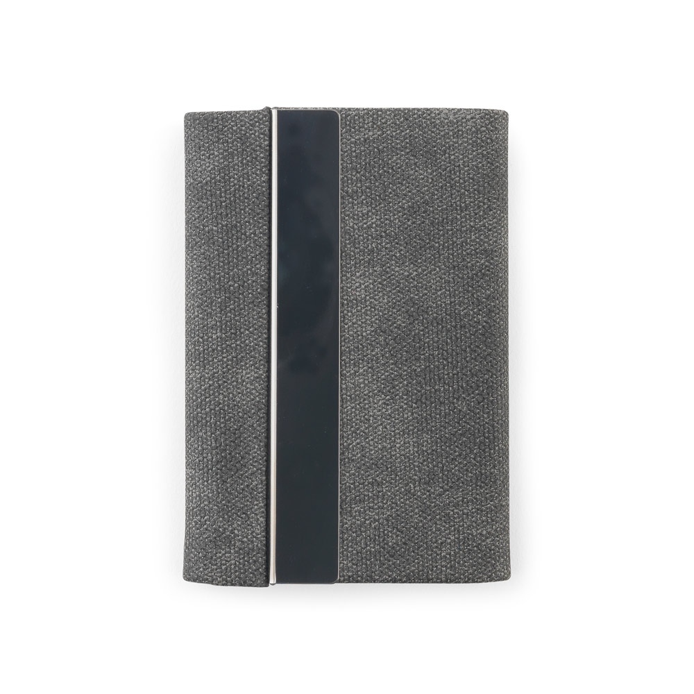 VAUGHN. Set composé d'un porte-cartes et d'un porte-clés, tous deux en métal et polyester recyclé (30% rPET) 6