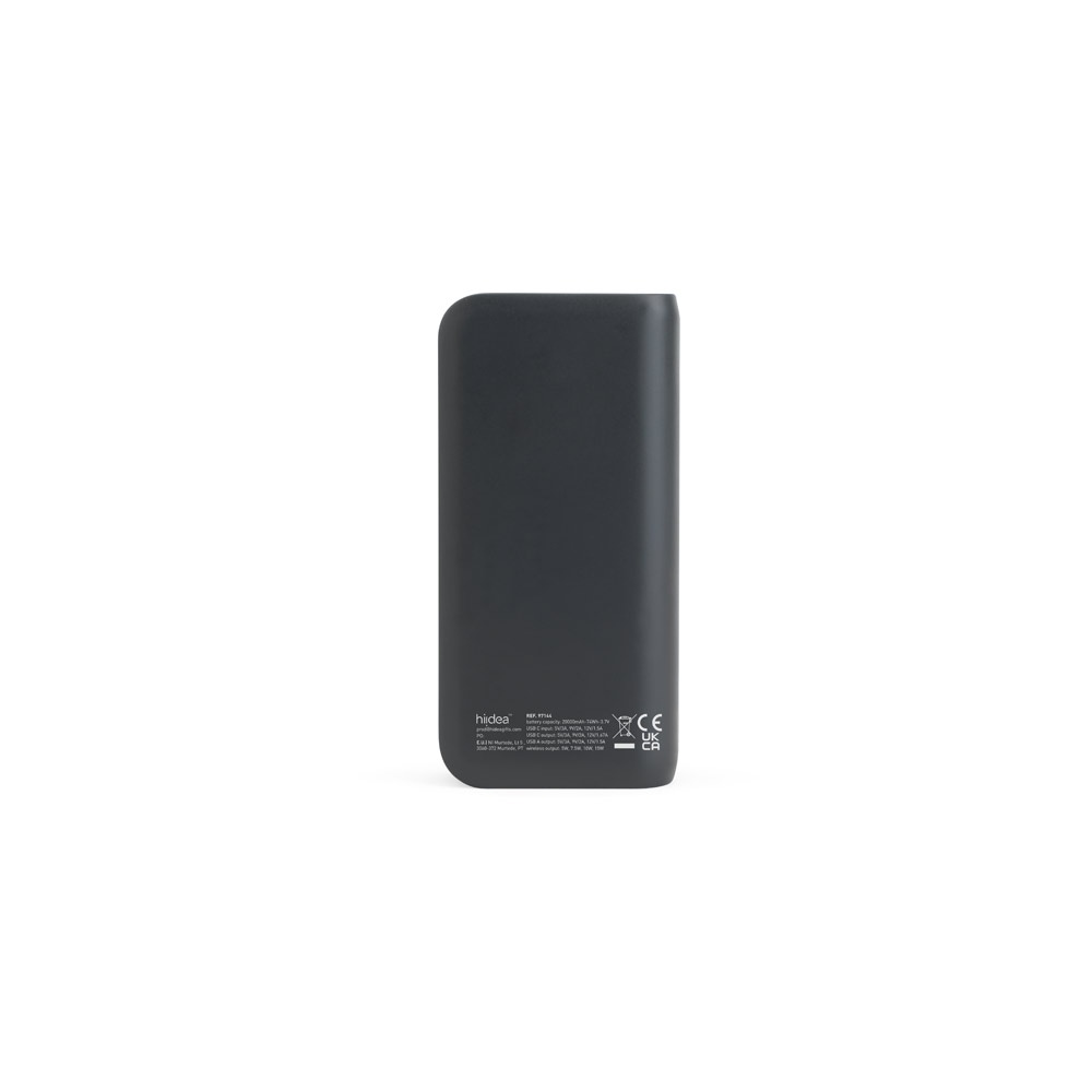 BECKER 20. Batterie nomade de 20 000 mAh en ABS recyclé (100 % rABS) avec chargeur sans fil ultrarapide de 15 W 6