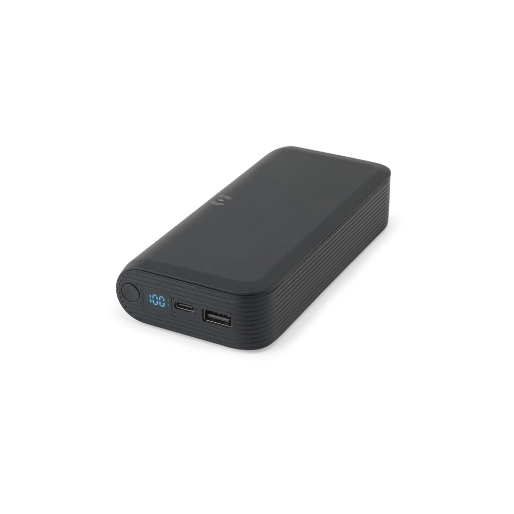 BECKER 20. Batterie nomade de 20 000 mAh en ABS recyclé (100 % rABS) avec chargeur sans fil ultrarapide de 15 W 2