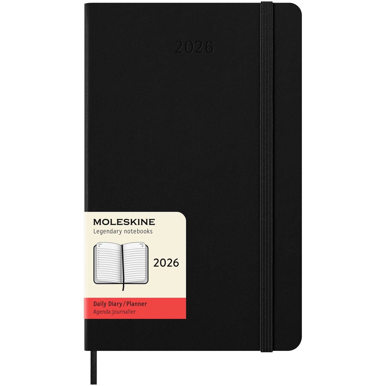Agenda L quotidien 12 mois Moleskine à couverture rigide 2