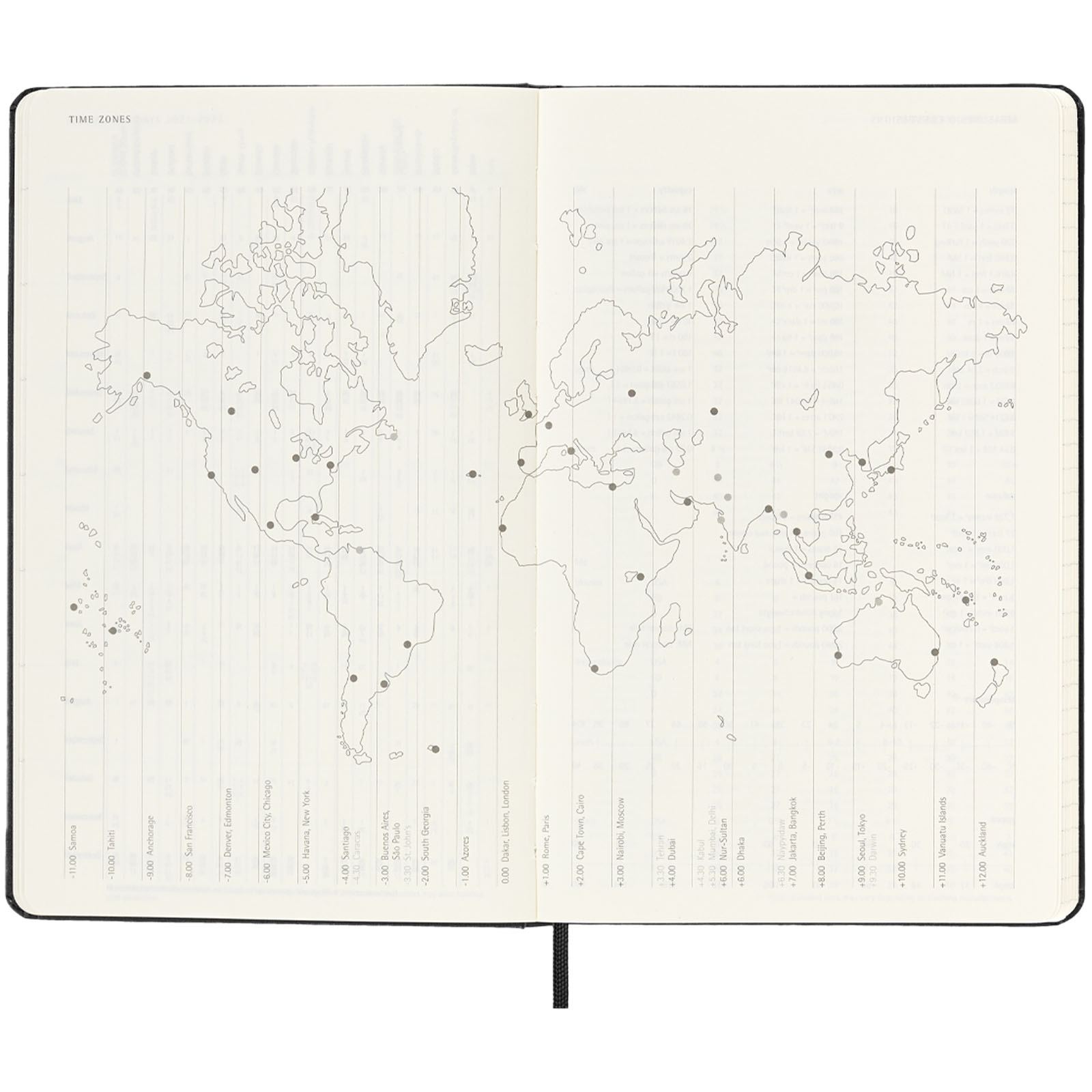 Agenda L hebdomadaire 12 mois Moleskine à couverture rigide 28