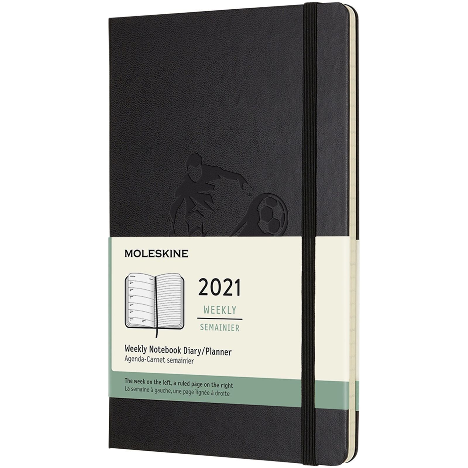 Agenda L hebdomadaire 12 mois Moleskine à couverture rigide 10