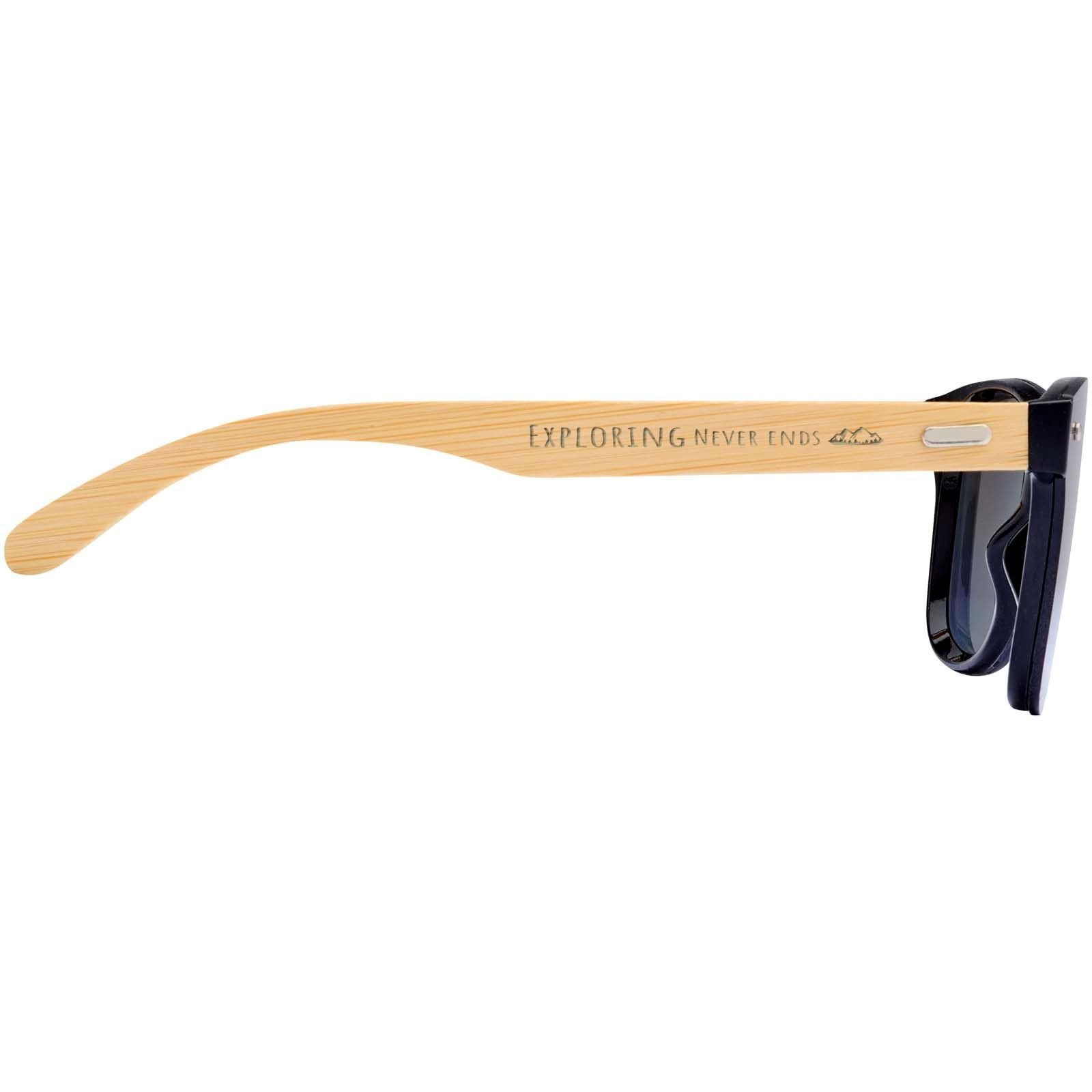 Lunettes de soleil Tan avec branches en bambou 6