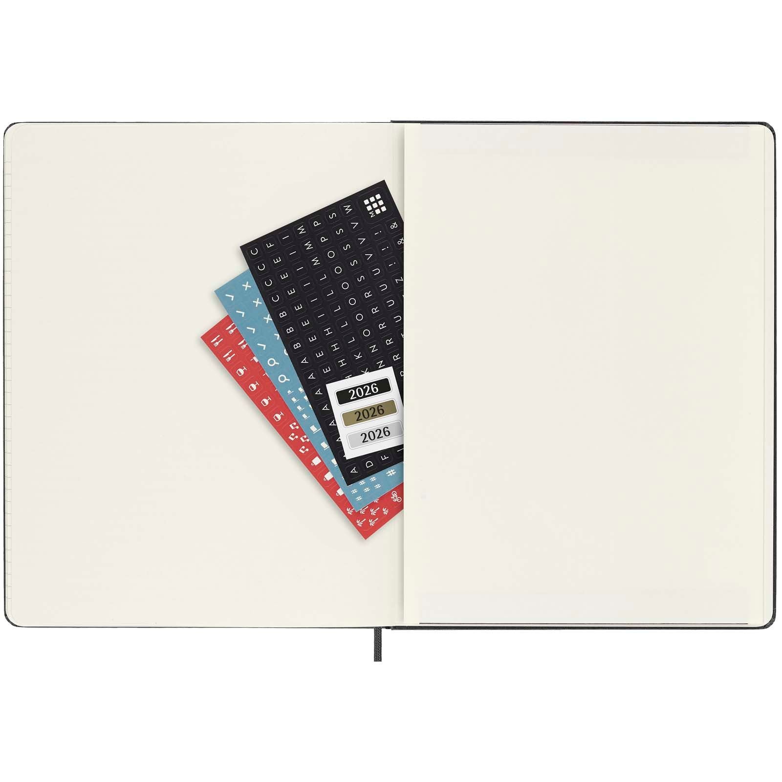 Agenda XL hebdomadaire 12 mois Moleskine à couverture rigide 6