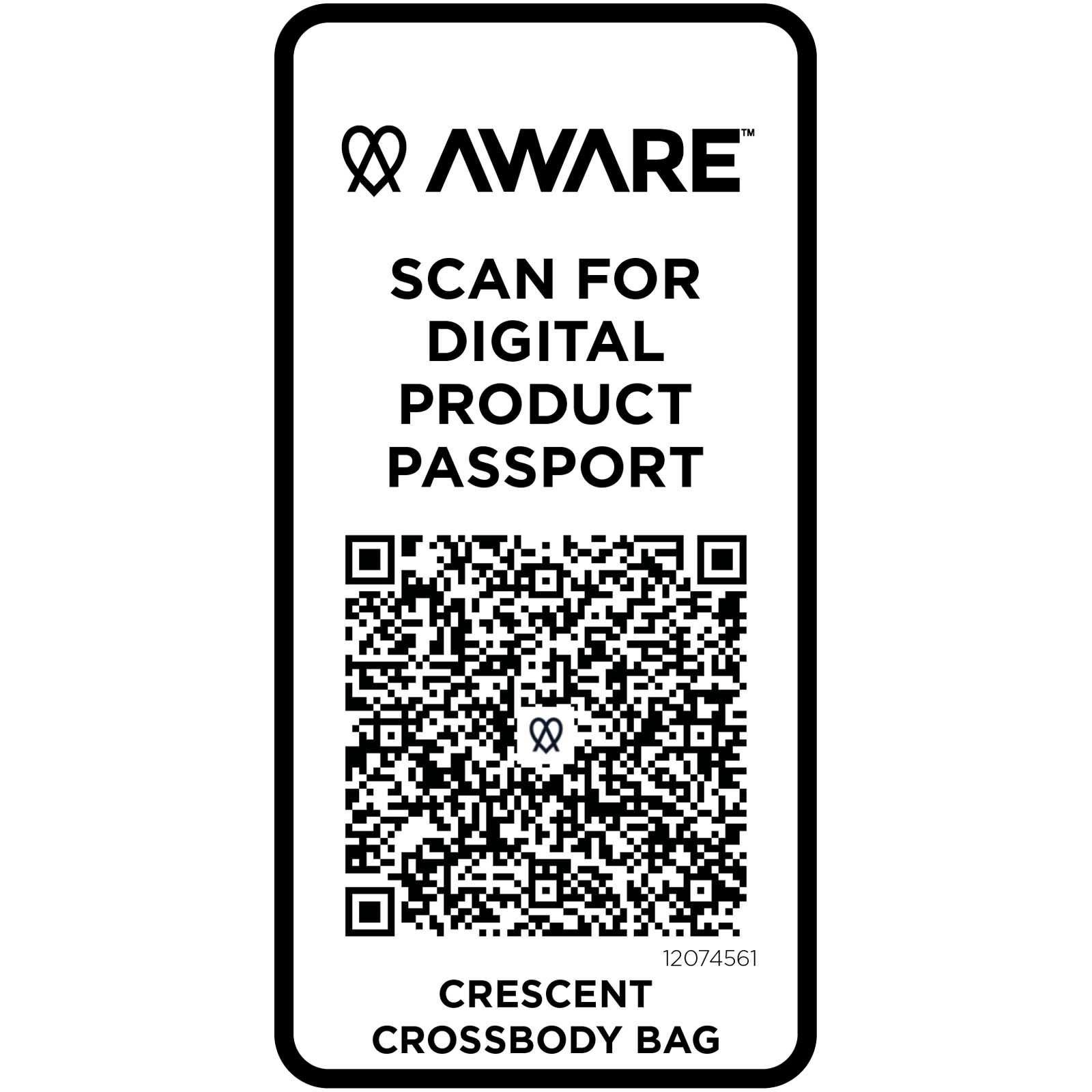 Sac bandoulière recyclé Crescent 500 g/m² Aware™ 23