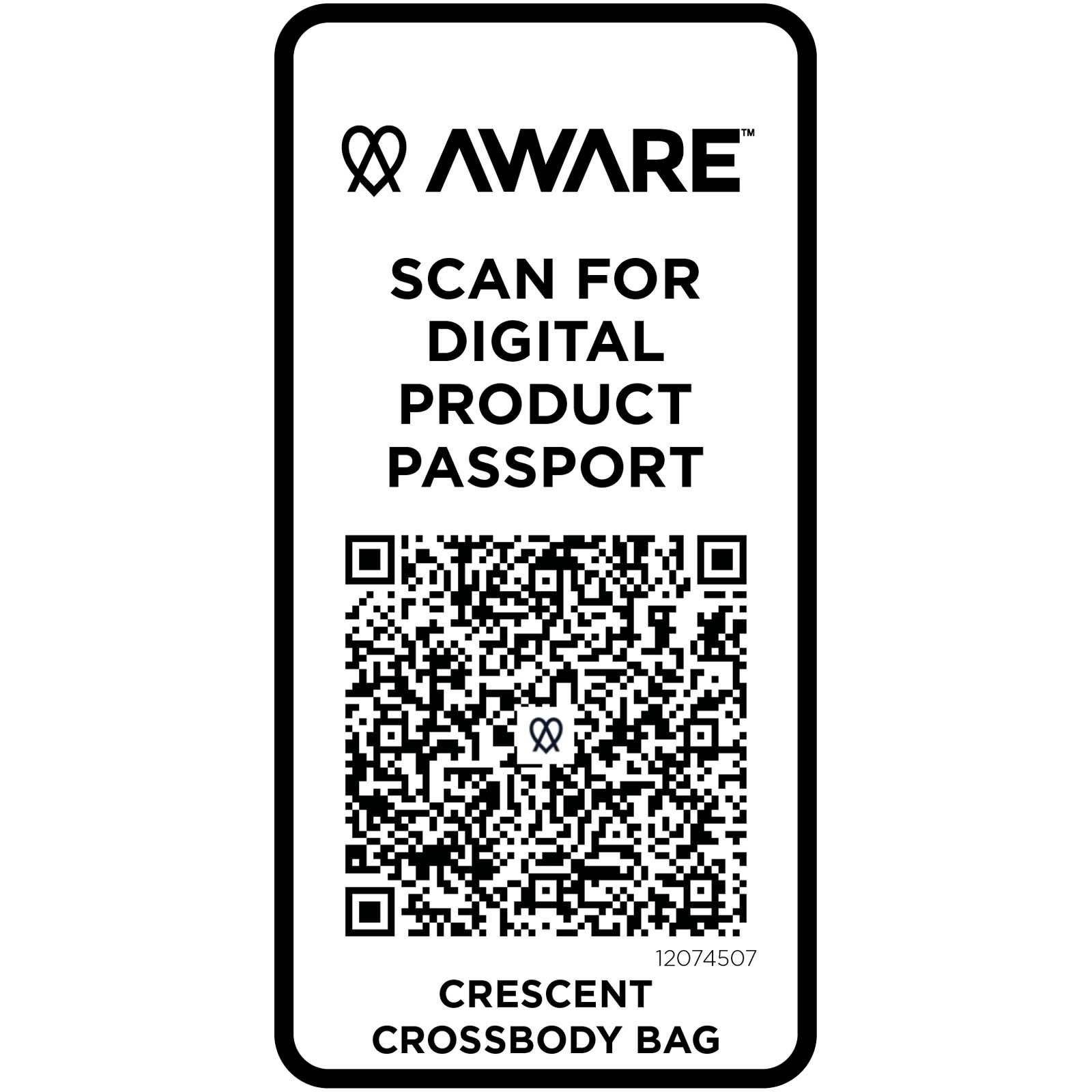 Sac bandoulière recyclé Crescent 500 g/m² Aware™ 25