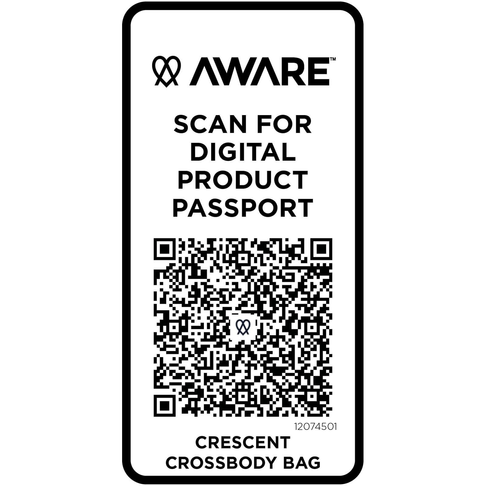 Sac bandoulière recyclé Crescent 500 g/m² Aware™ 26