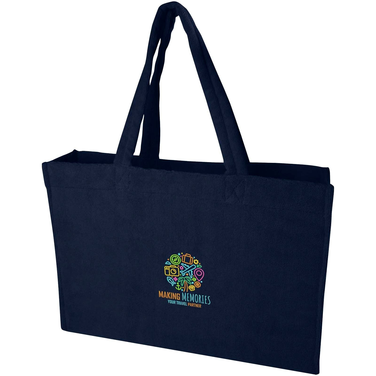Sac shopping Siam en tissu éponge recyclé GRS de 13 L 13