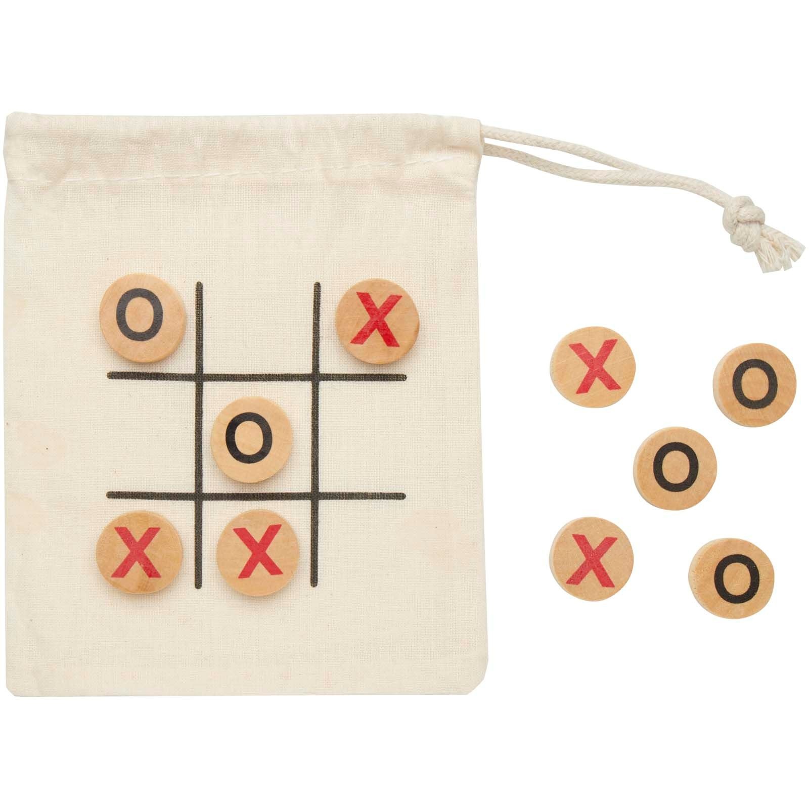 Jeu de morpion Whorl en bois 4