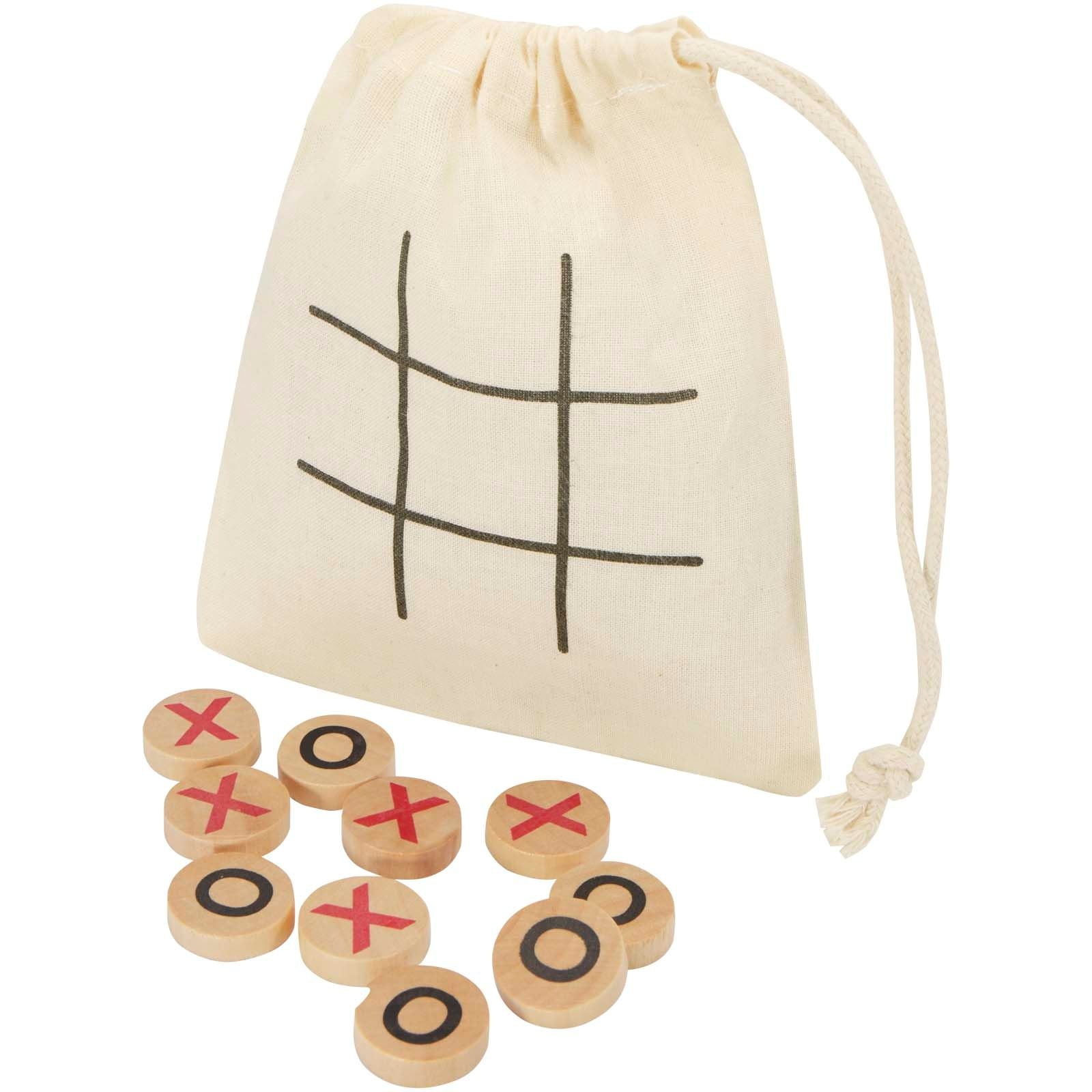 Jeu de morpion Whorl en bois